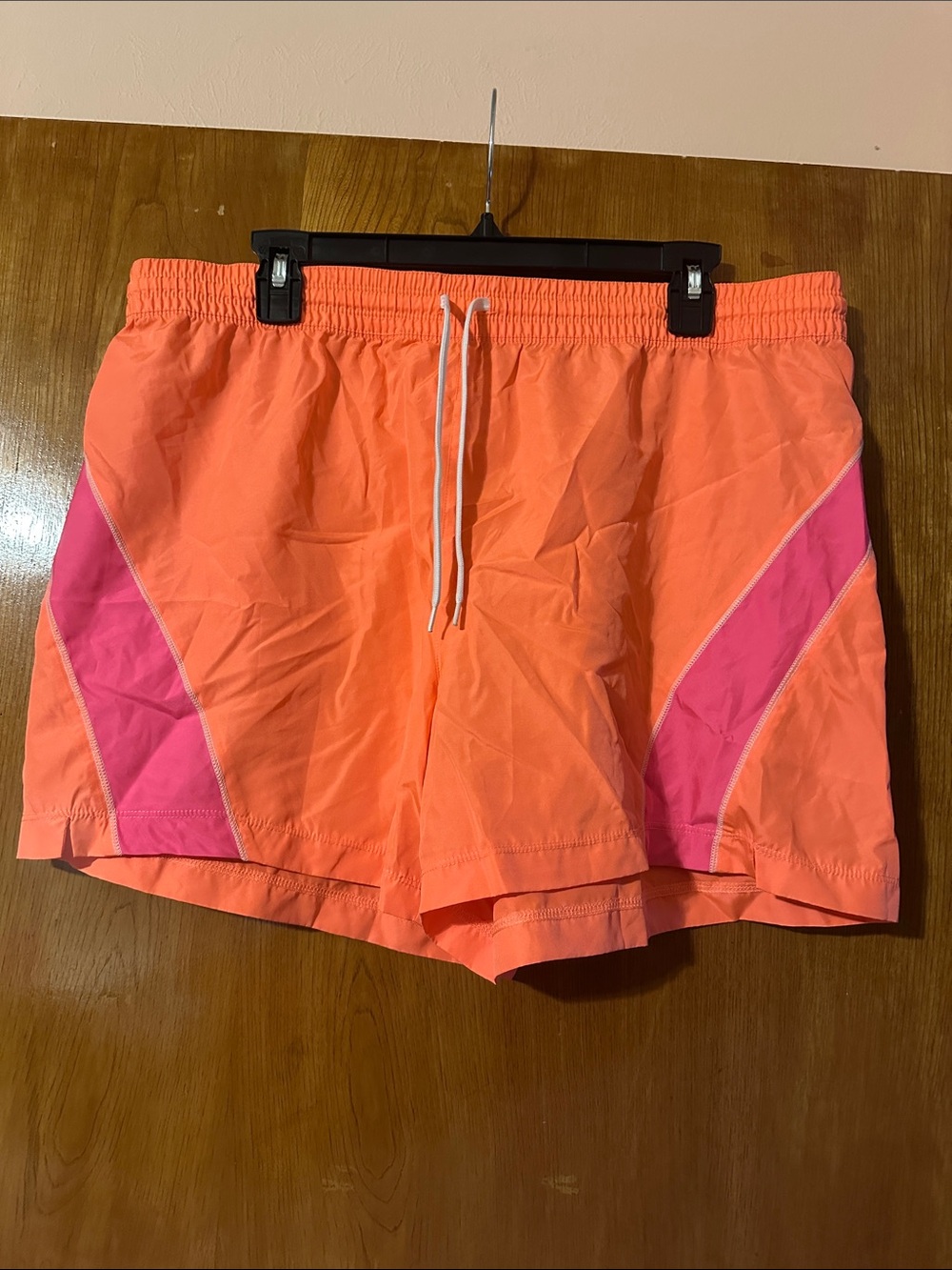 bcg Neon Orange Athletic Shorts